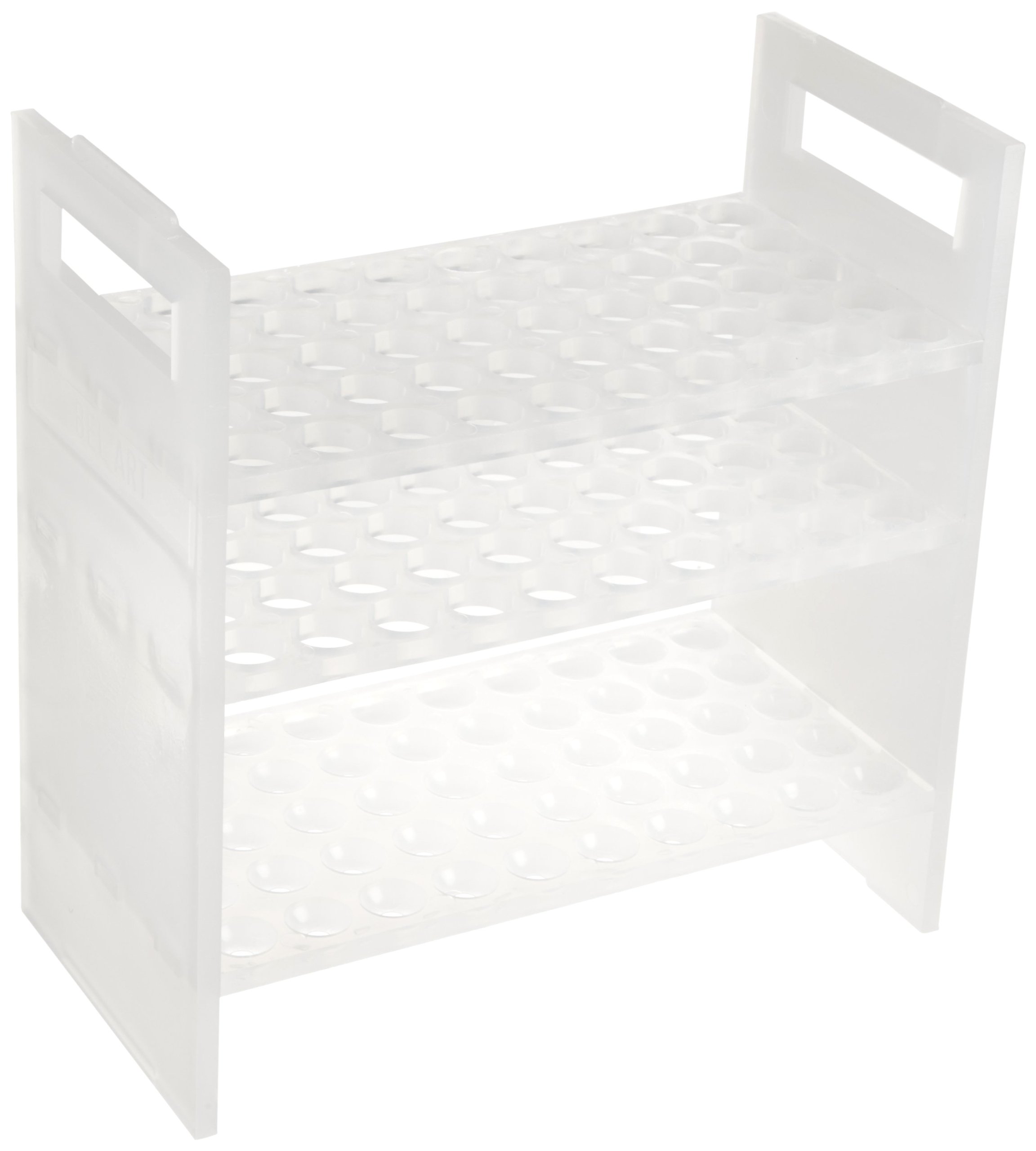 Bel-Art Pipette Support Rack; 16mm, 50 Places, 8⅜ x 4½ x 8¾ in., Polypropylene (F18953-0000)
