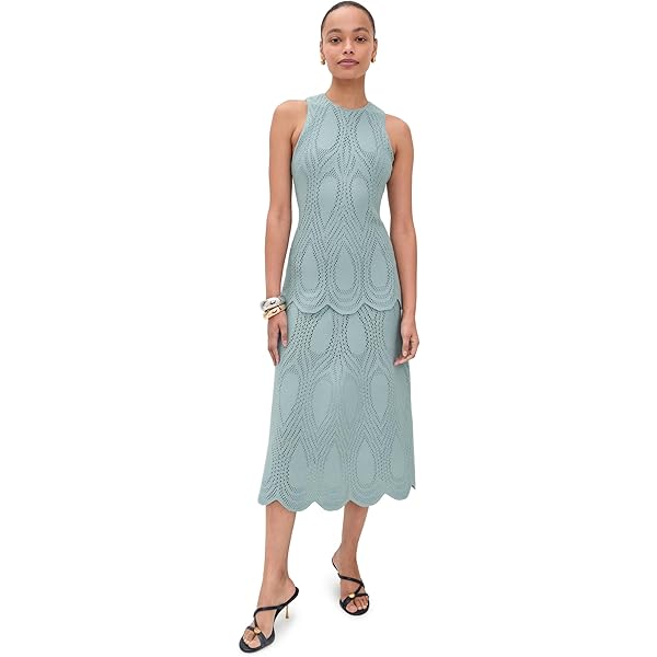 ALEXIS Women's England Midi Dress, Sage, XL at Amazon Women's Clothing store
