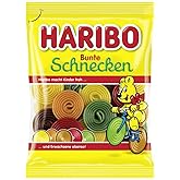 HARIBO Candy | HARIBO Colorful Snails | HARIBO Gummies | HARIBO Gummi Candy | 5,6 Ounce Total