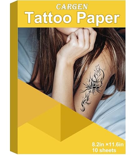 30 Feuilles Papier De Transfert De Tatouage, A4 Taille Papie Tatouage Temporaire Imprimable Recommande Pour Studios Et Cospla