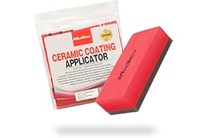 Maxshine Ceramic Coating Applicator Pack, 12-Pack | Professional Applicator Pads for Ceramic & Graphene Coatings | Ideal for Car Paint, Plastic Trim, Rubber & Metal Surfaces | Auto Detailing Supplies