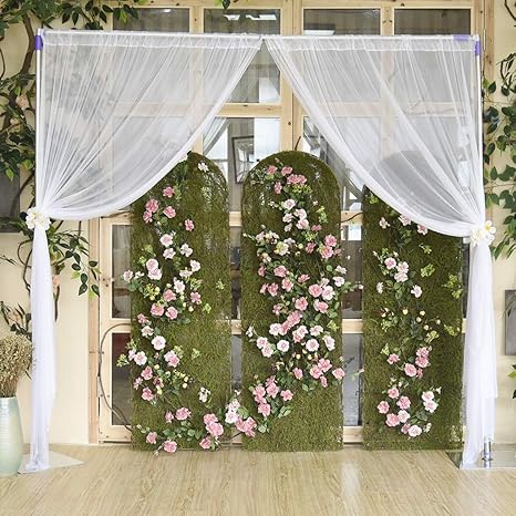 Buy Funpa 2 Sheets Backdrop Curtain Simple Decor Backdrop Drape