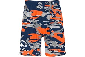 Zubaz NFL Men's Adult 7" Inseam Shorts in Vibrant Camo, Zebra, Confetti and Fade Styles (Small - 3XL)
