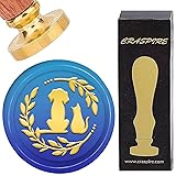 CRASPIRE Dog Wax Seal Stamps Retro Cat Animal