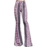 ShopMyTrend SMT Women's High Waist Wide Leg Long Palazzo Bell Bottom Yoga Pants