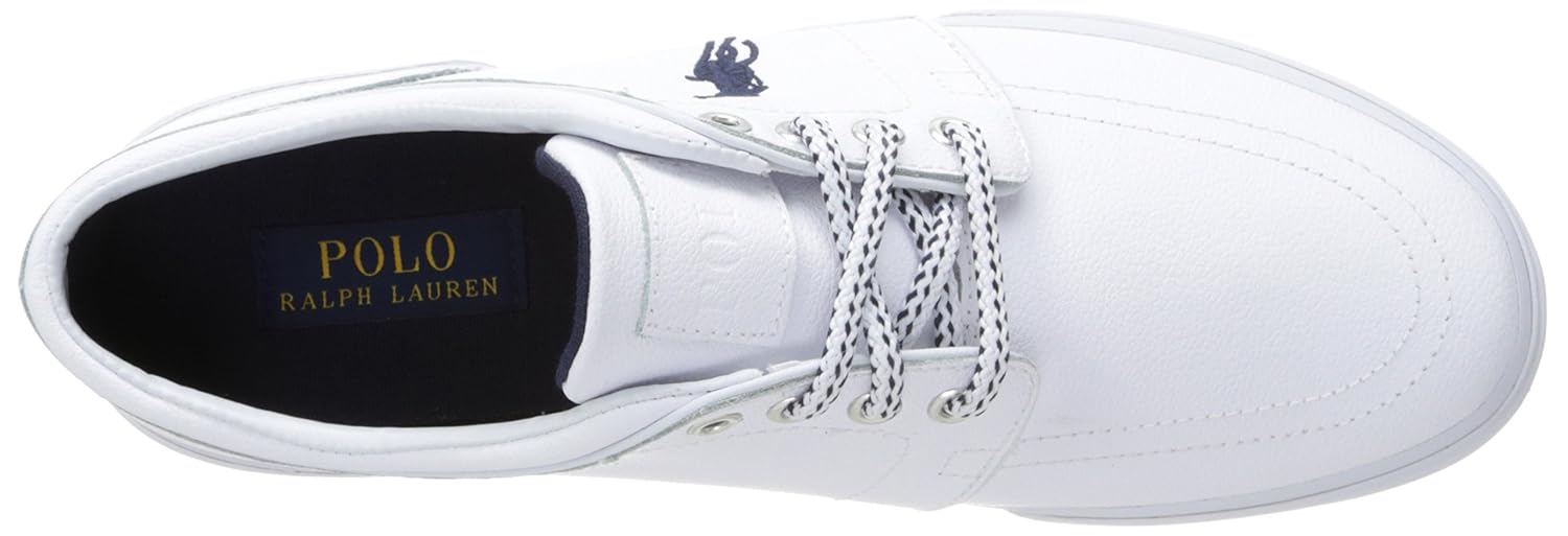 polo ralph lauren men's faxon leather fashion sneaker