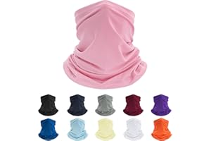 Pukavt Neck Gaiter Face Cover Mask Breathable Unisex Balaclava Sun Protection Cool Lightweight Windproof