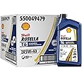 Shell Rotella T6 Full Synthetic 5W-40 Motor Oil, 1 Quart (6 Pack)