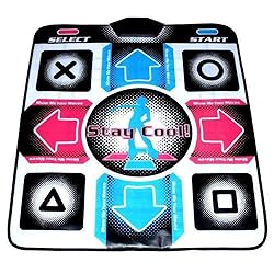 OSTENT USB Non-Slip Dancing Step Dance Mat Pad