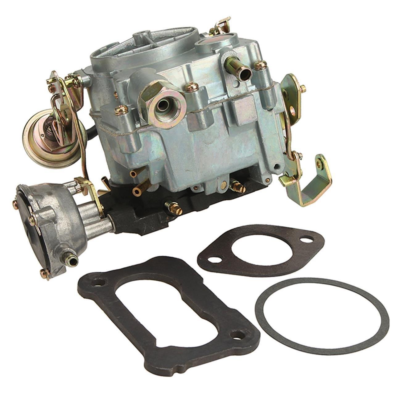 Photo 1 of Rochester 2GC Style 2-Barrel Carburetor for Chevy Small Block V8 (5.7L 350, 6.6L 400) - Large Base Bolt Pattern - Automatic Hot Air Choke - 1970-1980 Chevrolet C10, K10, Impala, Chevelle