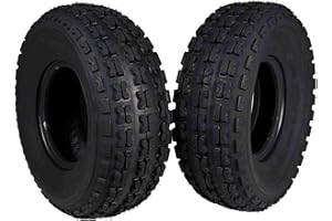 MASSFX Sport ATV Tire Set 19x7-8 - 4 Ply Rating - 1/4” Tread Depth - 19x7x8 (Two Pack)
