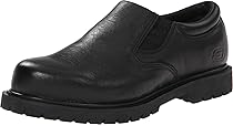 skechers for work men's cottonwood goddard twin gore slip resistant slip on
