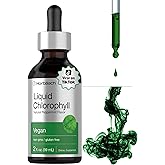 Horb&auml;ach Liquid Chlorophyll Drops | 2 fl oz | Natural Peppermint Flavor | Vegan, Non-GMO &amp; Gluten Free Formula