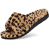 Litfun Women's Orthopedic Slippers with Arch Support Adjustable Open Toe House Shoes for Plantar Fasciitis