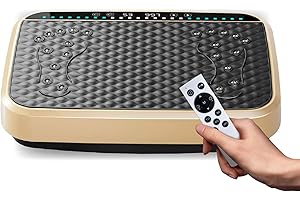 SANODESK Vibration Plate Fitness Platform Whole Body Exercise Machine with 120 Speed Levels, Lymphatic Drainage, Fat Burning, and Weight Loss, Perfect for Women, Men, and Home Gym Exercise