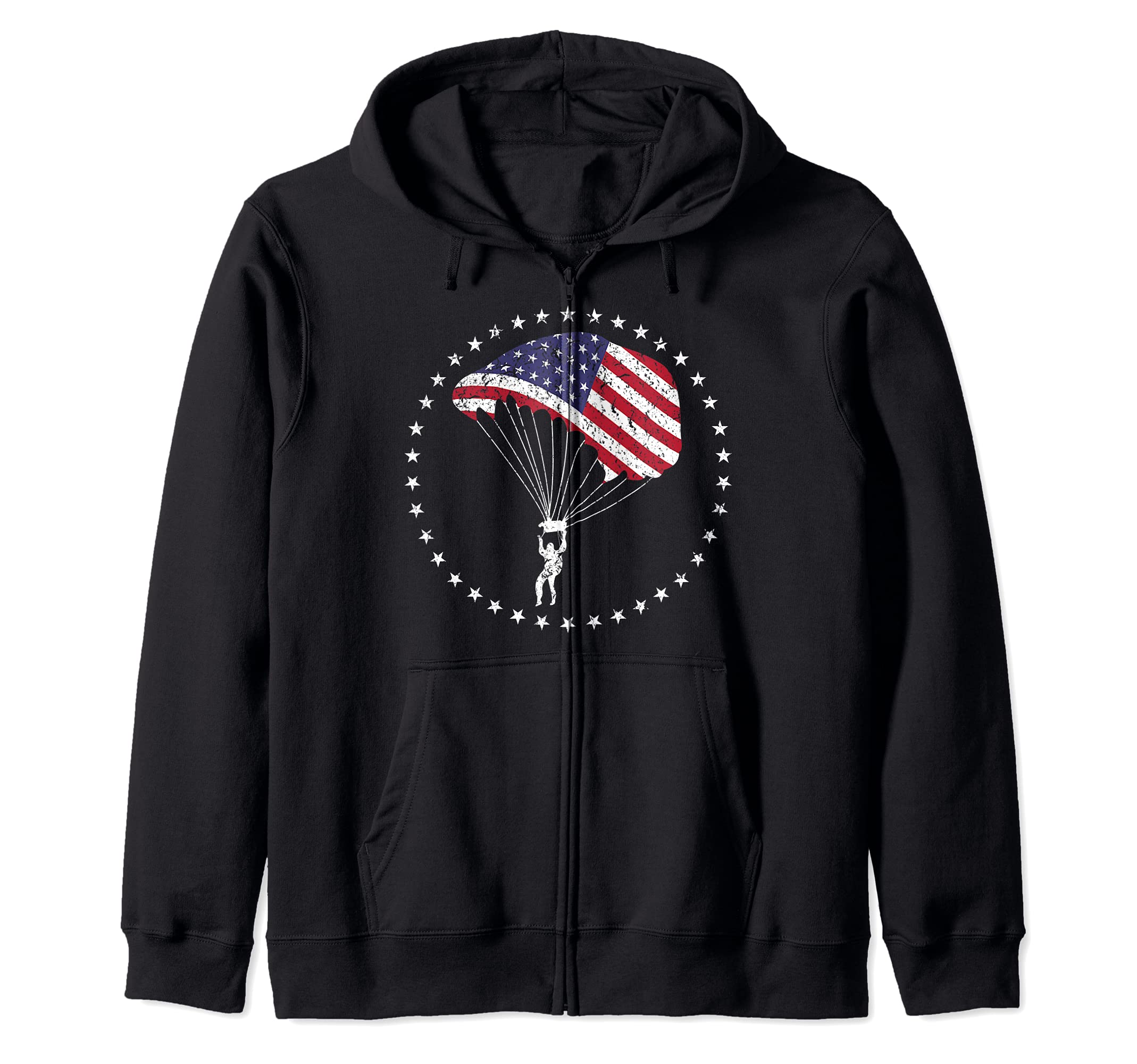 Skydiving Parachuting Cool Skydiver I Skydiving Zip Hoodie