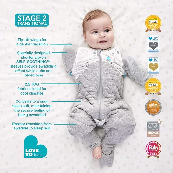 swaddle up transition suit