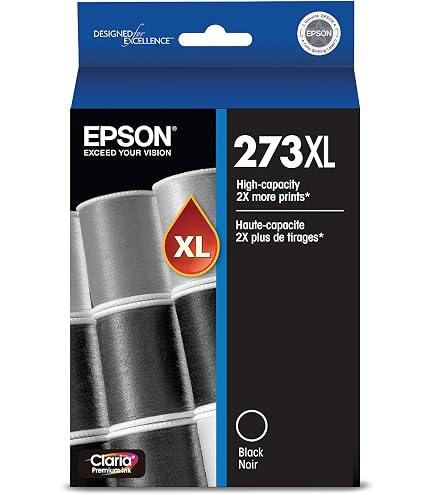 Amazon.com: Epson 273 Claria Ink High Capacity Black & Standard
