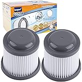 KEEPOW PVF110 Replacement Vacuum Filter for Black and Decker Handheld Pivot Vacuum BDH2000PL BDH2020FLFH PHV1410 PHV1810 PHV1210 BDH2020FL, Washable Hand Vac Filters, 2 Pack