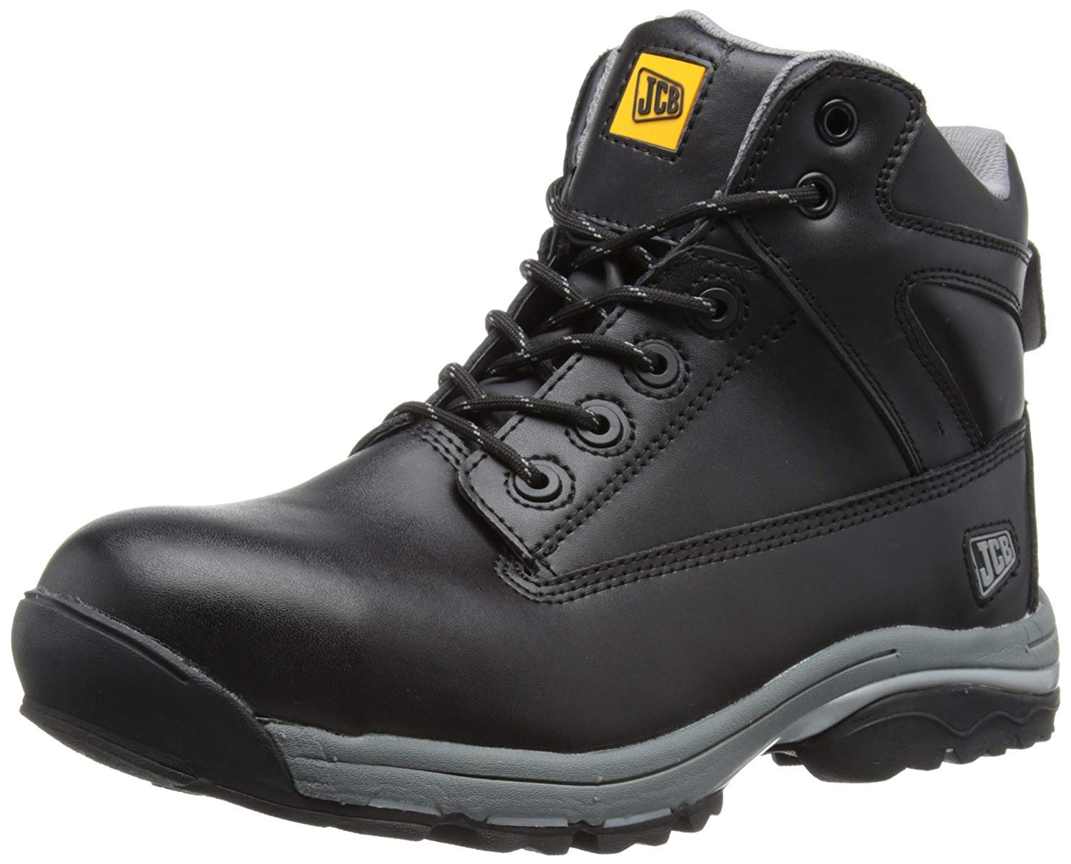 JCB Mens Workmax B Safety Boots Grey/Black 13 UK, 47 EU
