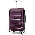 Samsonite Freeform 21-Inch Hardside Carry-On Luggage - Hardshell Carry-On Suitcase - TSA, Airline-Approved - Expandable Hard Shell, Smooth Spinner Wheels for Lightweight Travel - Amethyst Purple