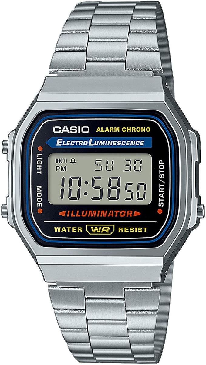 Casio Collection Unisex Adults Watch A168WA-1YES: Amazon.co.uk: Watches
