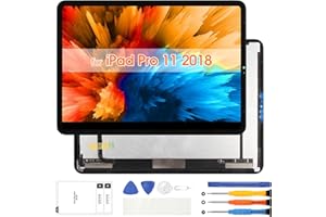 ARSSLY Screen Replacement for iPad Pro 11 1st Gen 2018/2nd Gen 2020 LCD Display A1980 A2013 A1934 A1979 Digitizer Touch Screen Assembly with Repair Tools (Black)
