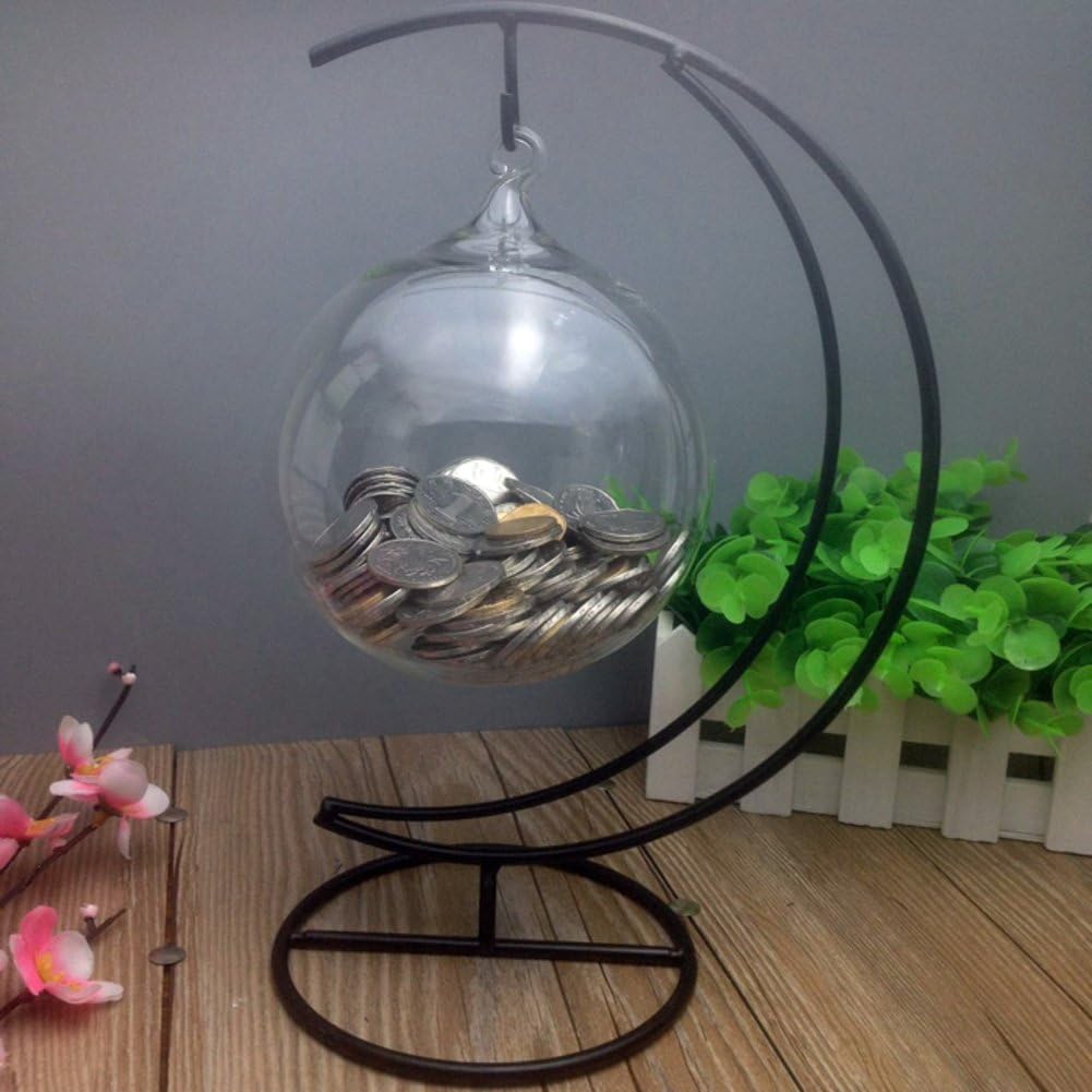 BABAPIGGYBANK Beautiful Glass Deposit Tank / Fashion Piggy Bank / Creative Piggy Bank-A