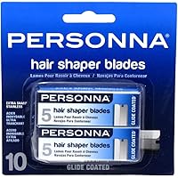 Personna Hair Shaper Blades, 10 Ea, 10count (RZRB-PRSA-BP8820B)