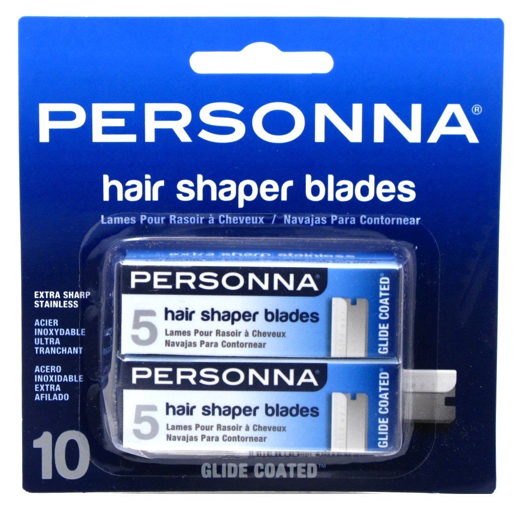 Personna Hair Shaper Blades, 10 Ea, 10count