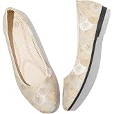 MEFOUND Women's Ballet Flats Shoes Dress Slip on Shoes | PU Leather Teacher Business Casual Loafers Non Slip Low Heel Dressy