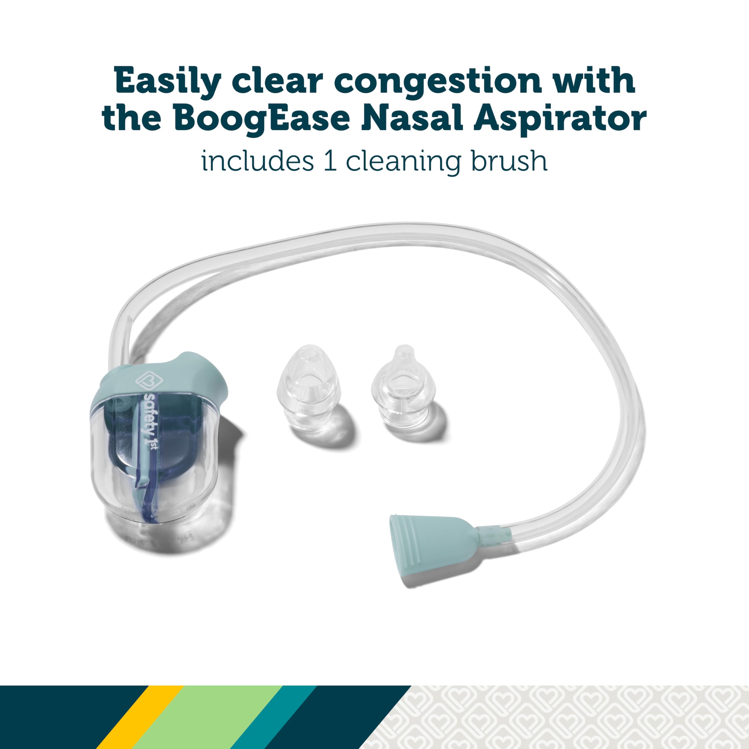Safety 1st Baby’s 1st SneezyWeezy Kit, BoogEase Nasal Aspirator, 3-in-1 Digital Thermometer, Fuss Free Medspoon, Infant Healthcare Set, Easy-Clean Snot Sucker, Medicine Feeding Spoon