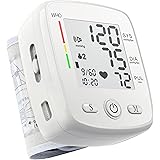 Blood Pressure Monitor Digital Wrist BP Machine with Irregular Heartbeat Indicator Automatic BP Cuff with 90*2 Memory Voice L