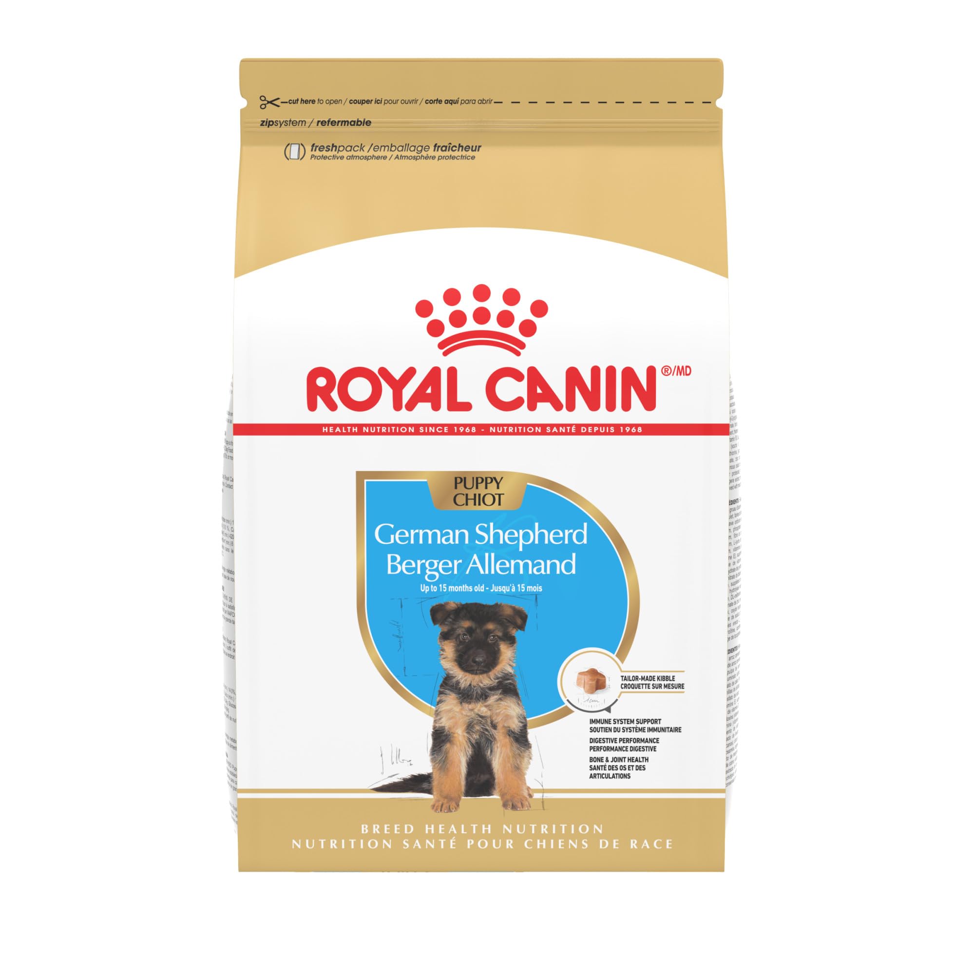 Photo 1 of ***EXP(09/2025)***Royal Canin German Shepherd Puppy Breed Specific Dry Dog Food, 30 lb. bag