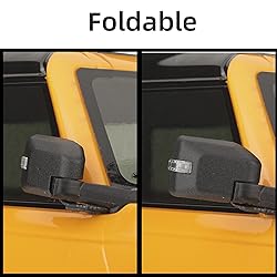 RC Car Rearview Mirror with Light for 1/10 Crawler