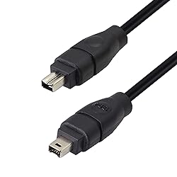 GINTOOYUN FireWire 400 Cable Cord 4 Pin to 4 Pin
