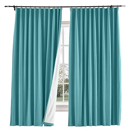 Amazon Com Twopages 72 W X 84 L Inch Pinch Pleat Blackout Curtain