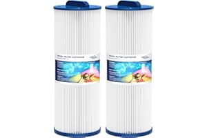 Membrane Solutions Spa Filter Replaces Pleatco PWW50L, Unicel 4CH-949, Filbur FC-0172, SD-01143, 817-4050, Rising Dragon 50, Waterway Teleweir 50 sqft Hot Tub Filter Cartridge - 2PACK