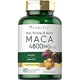 Carlyle Maca Root Capsules for Women & Men | 180 Count | High Potency Extract | Non-GMO & Gluten Free Supplement
