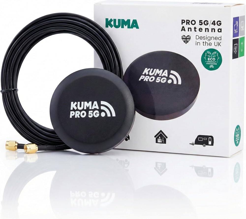 KUMA PRO 5G 4G WiFi Antenna Motorhome Caravan IoT High Gain Omnidirectional