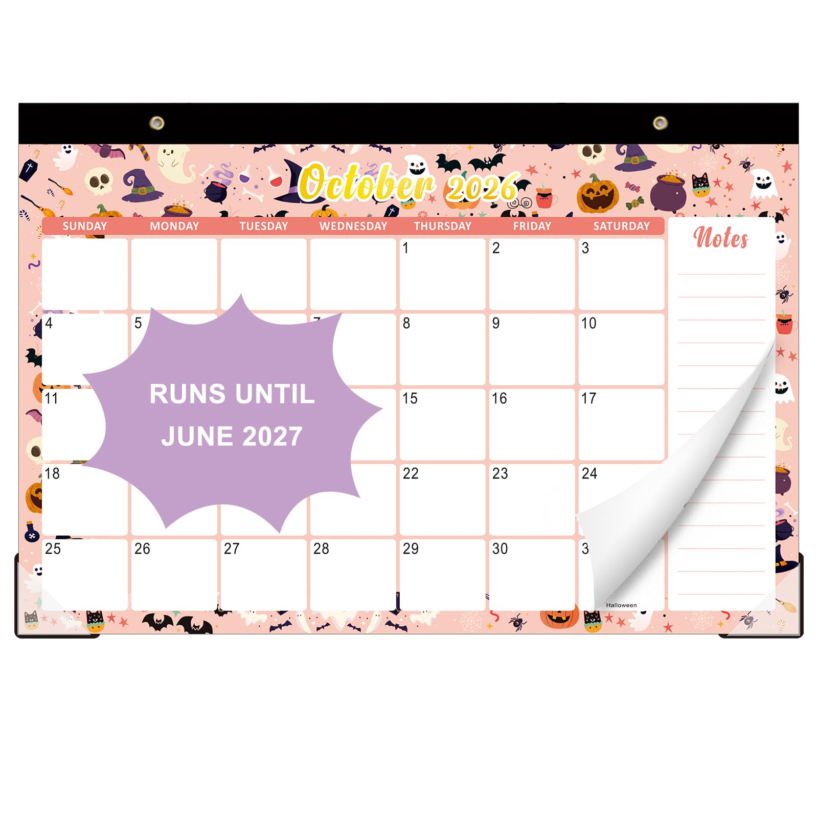 Photo 1 of +++10 pack+++Lbylyhxc 2026 Desk Calendar, 18-Month Calendar Runs from Jan. 2026 to Jun. 2027, Large 17" x 12" Desktop/Wall Monthly Calendar for Home, School or Office (Seasons Desk Calendar)