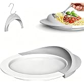 Plate Guard, Silicone Plate Guards for Eating, Dining Aids (Grey) | Adaptive Equipment No Spill Guards for Scooping Food, Dining Aids for Child, Elderly, Disabled &amp; Parkinsons