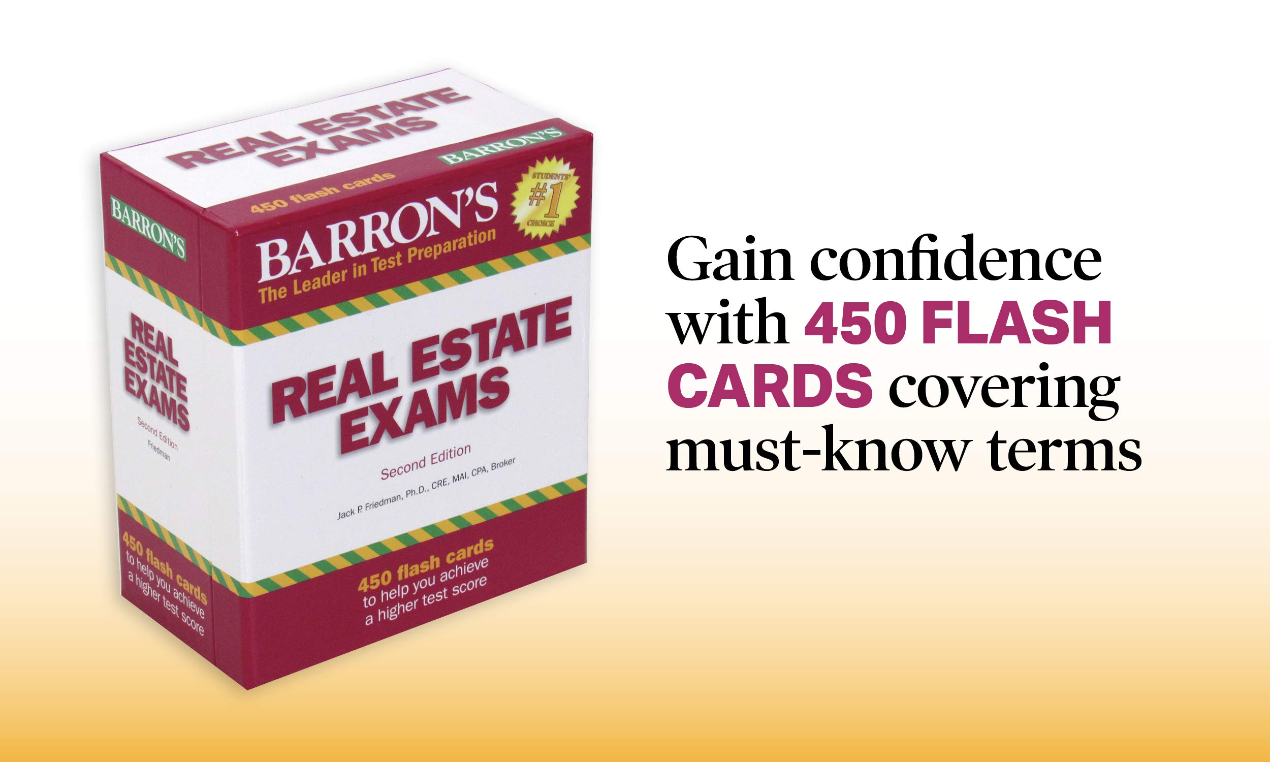 Real Estate Exam Flash Cards Friedman Ph D Jack P 9780764167713 Books Amazon Ca