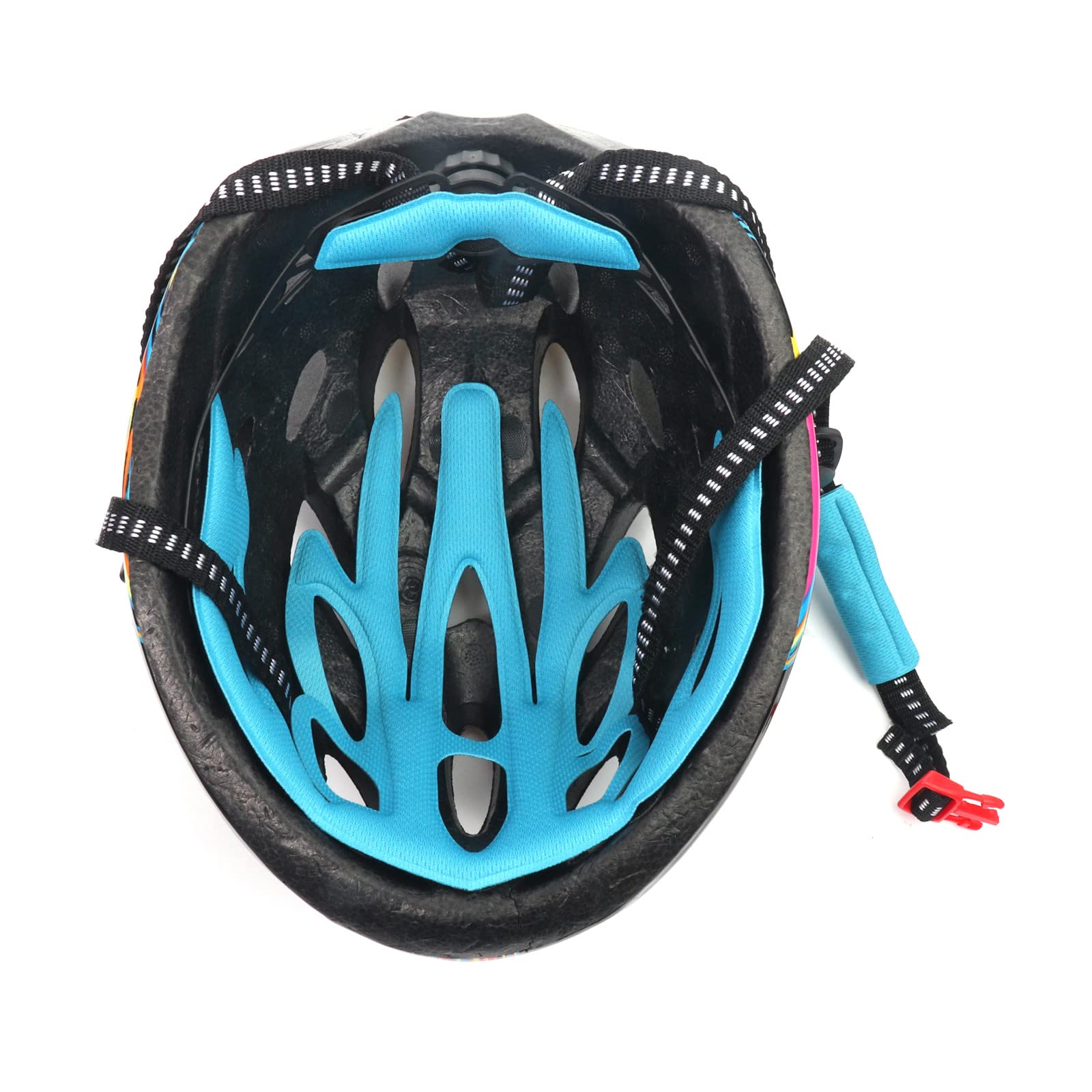 Helmet Padding Foam Pads Kit Sealed Sponge Protective Lining Liner Cushion Mat Set for Outdoor Sports Cycling Bike Motor Bicycle Riding Accessories (Blue)