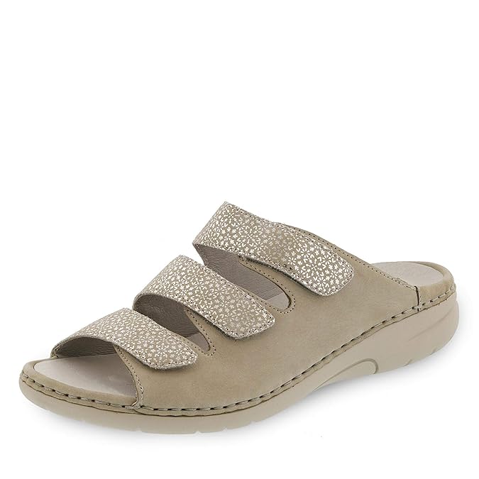 Waldläufer 204501 280 802 Gunna Damen Sportive Pantolette aus Nubukleder WeiteG