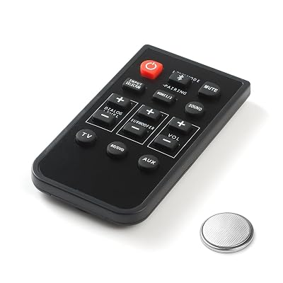 Replacement Remote Control For Panasonic TV & Soundbar Systems - Infrared, Black