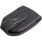 Neotech Wireless Transmitter Pouch &ndash; Neoprene Bodypack Holder with Elastic Strap | Fits Wireless Mic Packs &amp; IEM Receivers | Black &ndash; Made in USA