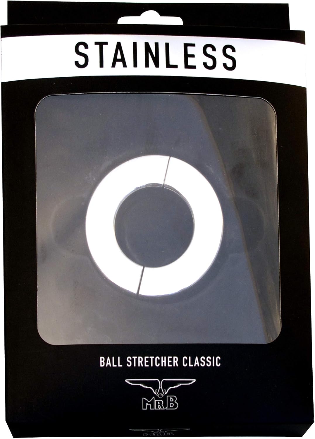 Mister B Stainless Steel Ball Stretcher, 40 x 38 mm, Silver, U - Image 3