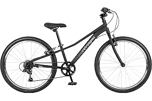 Retrospec Dart 20 & 24 Inch Kids Bike - 7-Speed Hybrid Bicycle for Ages 6-11 with 29in All-Season Tires & Shock Absorption - Adjustable Height Youth Bike with V-Brakes & Smooth Gear Shifting