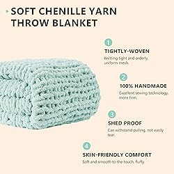L'AGRATY Chunky Knit Blanket